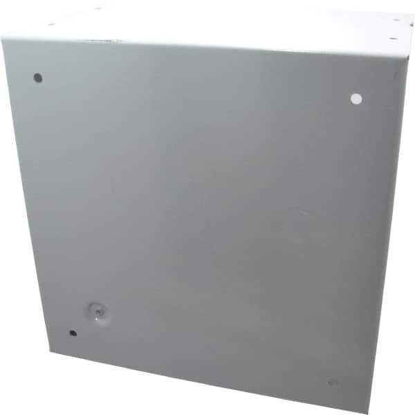 Cooper B-Line - Steel Junction Box Enclosure Screw Flat Cover - NEMA 1, 10" Wide x 10" High x 6" Deep - USA Tool & Supply