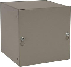 Cooper B-Line - Steel Junction Box Enclosure Screw Flat Cover - NEMA 1, 6" Wide x 6" High x 6" Deep - USA Tool & Supply