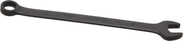 Proto - 1/2" 12 Point Offset Combination Wrench - 15° Offset Angle, 8-7/8" OAL, Steel, Black Finish - USA Tool & Supply