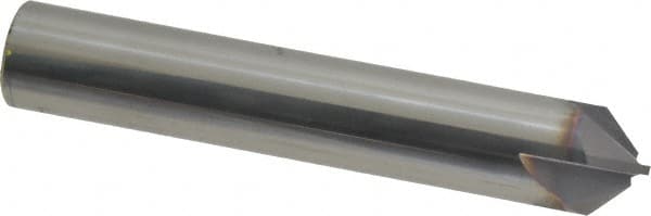 Niagara Cutter - 1/2" Diam 4 Flute Single End Solid Carbide Chamfer Mill - USA Tool & Supply