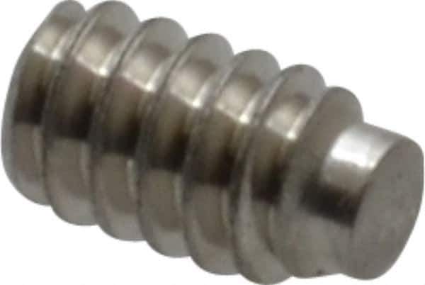 Value Collection - #4-40 UNC, 3/16" OAL, Half Dog Point Set Screw - Grade Austenitic A2 Stainless Steel, 0.05" Key - USA Tool & Supply