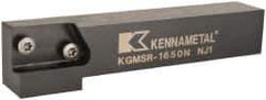 Kennametal - KGMS, Right Hand, Indexable Grooving Tool Holder - 25.4mm Shank Height, 25.4mm Shank Width, 139.9mm OAL - USA Tool & Supply