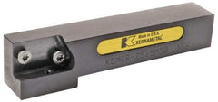 Kennametal - KGMS, Left Hand, Indexable Grooving Tool Holder - 25mm Shank Height, 25mm Shank Width, 138.75mm OAL - USA Tool & Supply