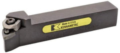 Kennametal - MWLN, Right Hand Cut, 5° Lead Angle, 25mm Shank Height x 25mm Shank Width, Negative Rake Indexable Turning Toolholder - 150mm OAL, WN..0804. Insert Compatibility, Series Wedgelock - USA Tool & Supply