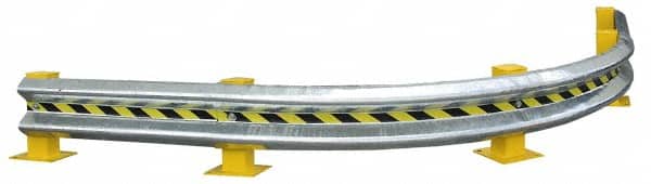 Vestil - Guard Rail Type: Heavy Duty Guardrail Style: Curved - USA Tool & Supply