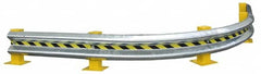 Vestil - Guard Rail Type: Heavy Duty Guardrail Style: Curved - USA Tool & Supply