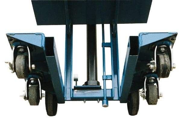 Vestil - 175 Lb Capacity Manual Cable Winch Lift Table - 1/4" to 58" Lift Height, 20" Platform Length x 20" Platform Width - USA Tool & Supply