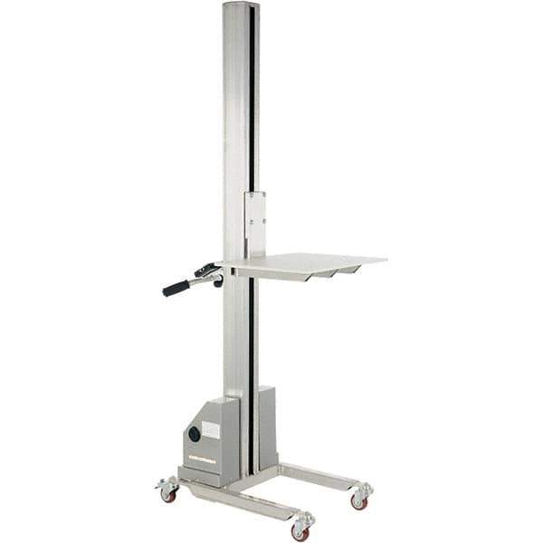 Vestil - 125 Lb Capacity Portable Aluminum Quick Lift Table - 5-1/2" Lift Height, 19" Platform Length x 24" Platform Width - USA Tool & Supply