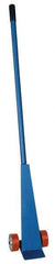 Vestil - 5,000 Lbs. Load Limit 7 Ft. Long Pry Bar Lever Dolly - 6 Inches Wide x 3-3/4 Inch Deep Nose, Steel Handle, Semi Steel Wheels - USA Tool & Supply