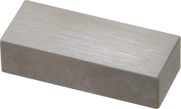 Mitutoyo - 0.55" Rectangular Steel Gage Block - Accuracy Grade AS-1, Includes Certificate of Inspection - USA Tool & Supply