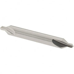 OSG - 1/4 Plain Cut 60° Incl Angle Solid Carbide Combo Drill & Countersink - USA Tool & Supply