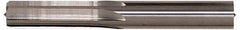 Hertel - Letter U Solid Carbide 6 Flute Chucking Reamer - Straight Flute, Straight Shank, 1-1/4" Flute Length, 3-1/2" OAL - USA Tool & Supply