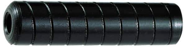 Holo-Krome - 1" Diam x 3" Pin Length 4000 Alloy Steel Pull Out Dowel Pin - Black Luster Finish, C 47-58 & C 60 (Surface) Hardness, 1 Beveled & 1 Threaded End - USA Tool & Supply