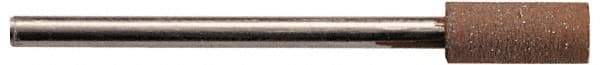 Made in USA - 5/8" Head Diam x 3/8" Head Thickness CBN Grinding Pin - 1/4" Shank Diam - USA Tool & Supply