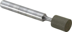 Made in USA - 3/8" Head Diam x 3/8" Head Thickness Diamond (Abrasive) Grinding Pin - 1/4" Shank Diam x 1-3/4" Shank Length - USA Tool & Supply