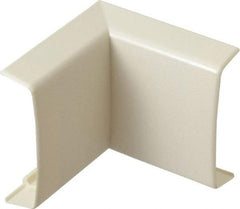 Wiremold - 2-1/2 Inch Long, Raceway Elbow End - Ivory, For Use with Wiremold 2300 Series Raceways - USA Tool & Supply