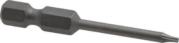 Wera - T5 Torx Bit - 1/4" Hex Drive, 2" OAL - USA Tool & Supply