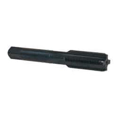 OSG - 9/16-18 UNF 4 Flute Nitride/Oxide Finish High Speed Steel Straight Flute Standard Hand Tap - Bottoming, Right Hand Thread, 3-19/32" OAL, 1-21/32" Thread Length, H3 Limit, Oversize - Exact Industrial Supply