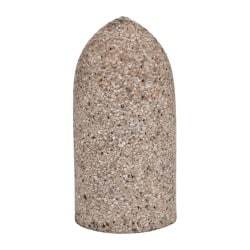 Grier Abrasives - Type 16, 1-1/2" Max Diam, 3" Head Thickness, 16 Grit Cone - Aluminum Oxide, Very Coarse Grade, 5/8-11 Shank Thread - USA Tool & Supply