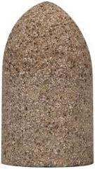 Grier Abrasives - Type 16, 1-3/4" Max Diam, 3" Head Thickness, 20 Grit Cone - Aluminum Oxide, Very Coarse Grade, 5/8-11 Shank Thread - USA Tool & Supply