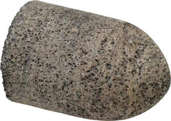 Grier Abrasives - Type 16, 2" Max Diam, 3" Head Thickness, 16 Grit Cone - Aluminum Oxide, Very Coarse Grade, 5/8-11 Shank Thread - USA Tool & Supply