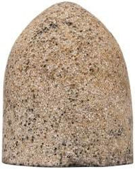 Grier Abrasives - Type 16, 2-3/4" Max Diam, 3-1/2" Head Thickness, 16 Grit Cone - Aluminum Oxide, Very Coarse Grade, 5/8-11 Shank Thread - USA Tool & Supply