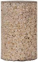 Grier Abrasives - Type 18, 1-1/2" Max Diam, 2-1/2" Head Thickness, 16 Grit Square Tip Plug - Aluminum Oxide, Very Coarse Grade, 5/8-11 Shank Thread - USA Tool & Supply
