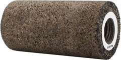 Grier Abrasives - Type 18, 1-1/2" Max Diam, 3" Head Thickness, 24 Grit Square Tip Plug - Aluminum Oxide, Very Coarse Grade, 5/8-11 Shank Thread - USA Tool & Supply