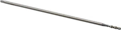 OSG - #6-32 UNC 2 Flute H3 Bright Finish High Speed Steel Spiral Flute Extension Tap - Bottoming Chamfer, 6" OAL, 2B Class of Fit - USA Tool & Supply