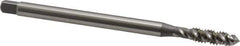 OSG - 1/4-20 UNC 3 Flute H3 Bright Finish High Speed Steel Spiral Flute Extension Tap - Plug Chamfer, 4" OAL, 3B Class of Fit - USA Tool & Supply