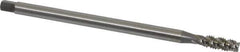 OSG - 5/16-18 UNC 3 Flute H3 Bright Finish High Speed Steel Spiral Flute Extension Tap - Plug Chamfer, 6" OAL, 3B Class of Fit - USA Tool & Supply