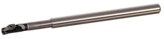 Kennametal - 6.35mm Min Bore Diam, 3.938" OAL, 1/4" Shank Diam, E-KBLP Indexable Boring Bar - 1.22" Max Bore Depth, BP.. Insert, Clamp Holding Method - USA Tool & Supply