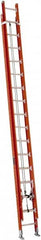 Louisville - 32' High, Type IA Rating, Fiberglass Industrial Extension Ladder - USA Tool & Supply