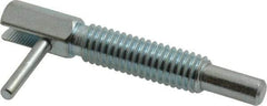 Gibraltar - 3/8-16, 1.18" Thread Length, 1/4" Plunger Diam, 0.75 Lb Init to 3.75 Lb Final End Force, Steel Locking L Handle Plunger - 2" Body Length, 1.31" Length Under Head, 0.56" Plunger Projection - USA Tool & Supply