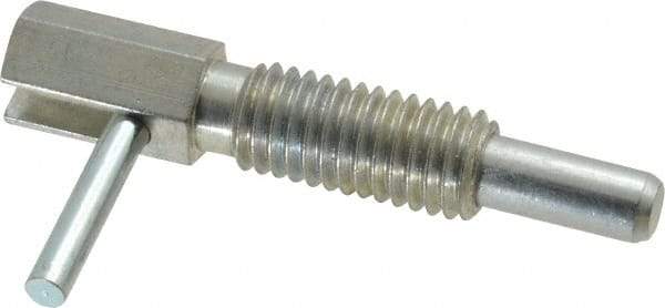 Gibraltar - 1/2-13, 1.1" Thread Length, 0.31" Plunger Diam, 1 Lb Init to 5 Lb Final End Force, Steel Locking L Handle Plunger - 2.11" Body Length, 1-1/4" Length Under Head, Locking Element, 3/4" Plunger Projection - USA Tool & Supply