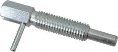 Gibraltar - 5/8-11, 1.82" Thread Length, 0.38" Plunger Diam, 1 Lb Init to 5 Lb Final End Force, Steel Locking L Handle Plunger - 3.05" Body Length, 2" Length Under Head, 1" Plunger Projection - USA Tool & Supply