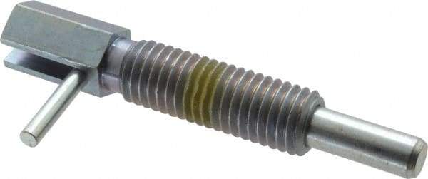 Gibraltar - 5/8-11, 1.82" Thread Length, 0.38" Plunger Diam, 1 Lb Init to 5 Lb Final End Force, Steel Locking L Handle Plunger - 3.05" Body Length, 2" Length Under Head, Locking Element, 1" Plunger Projection - USA Tool & Supply