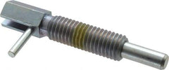 Gibraltar - 5/8-11, 1.82" Thread Length, 0.38" Plunger Diam, 1 Lb Init to 5 Lb Final End Force, Steel Locking L Handle Plunger - 3.05" Body Length, 2" Length Under Head, Locking Element, 1" Plunger Projection - USA Tool & Supply