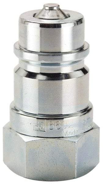 Parker - 7/8-14 SAE Steel Hydraulic Hose O-Ring Boss Nipple & Female Fitting - 4,000 psi - USA Tool & Supply