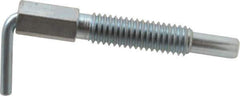 Gibraltar - 3/8-16, 1.18" Thread Length, 1/4" Plunger Diam, 0.75 Lb Init to 3.75 Lb Final End Force, Steel L Handle Plunger - 2" Body Length, 1.31" Length Under Head, Locking Element, 0.56" Plunger Projection - USA Tool & Supply