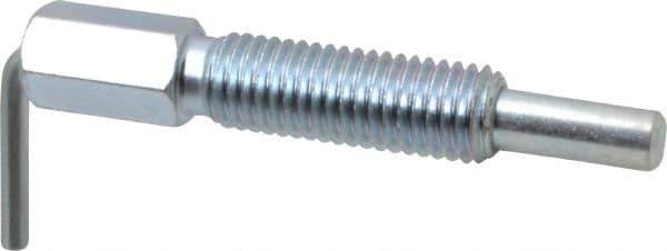 Gibraltar - 5/8-11, 1.82" Thread Length, 0.38" Plunger Diam, 1 Lb Init to 5 Lb Final End Force, Steel L Handle Plunger - 3.05" Body Length, 2" Length Under Head, 1" Plunger Projection - USA Tool & Supply