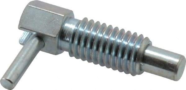 Gibraltar - 1/2-13, 0.85" Thread Length, 0.31" Plunger Diam, 0.5 Lb Init to 2 Lb Final End Force, Steel L Handle Plunger - 1-1/2" Body Length, 1" Length Under Head, 0.4" Plunger Projection - USA Tool & Supply