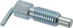 Gibraltar - 5/8-11, 1.07" Thread Length, 0.38" Plunger Diam, 0.75 Lb Init to 2.5 Lb Final End Force, Steel L Handle Plunger - 1.88" Body Length, 1-1/4" Length Under Head, 1/2" Plunger Projection - USA Tool & Supply