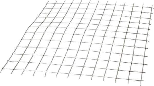 Value Collection - 14 Gage, 0.08 Inch Wire Diameter, 1 x 1 Mesh per Linear Inch, Stainless Steel, Welded Fabric Wire Cloth - 0.92 Inch Opening Width, 12 Inch Wide x 12 Inch Stock Length - USA Tool & Supply