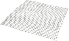 Value Collection - 18 Gage, 0.047 Inch Wire Diameter, 3 x 3 Mesh per Linear Inch, Stainless Steel, Welded Fabric Wire Cloth - 0.287 Inch Opening Width, 12 Inch Wide x 12 Inch Stock Length - USA Tool & Supply