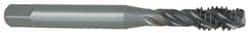 OSG - 1-12 UNC 4 Flute 3B Modified Bottoming Spiral Flute Tap - Vanadium High Speed Steel, Oxide Finish, 5-1/8" OAL, Right Hand Flute, Right Hand Thread, H4, Series 303 - USA Tool & Supply