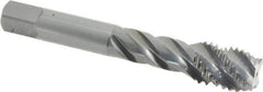 OSG - 5/8-11 UNC 4 Flute 3B Modified Bottoming Spiral Flute Tap - Vanadium High Speed Steel, Oxide Finish, 3-13/16" OAL, Right Hand Flute, Right Hand Thread, H3, Series 303 - USA Tool & Supply