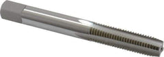 OSG - 5/16-24 UNF 3B 4 Flute Bright Finish Cobalt Straight Flute Machine Tap - Plug, Right Hand Thread, 2-23/32" OAL, 1-1/8" Thread Length, H3 Limit, Oversize - Exact Industrial Supply