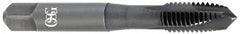 OSG - 5/8-18 UNF, 3 Flute, Oxide Finish, Powdered Metal Spiral Point Tap - Plug Chamfer, Right Hand Thread, 3-13/16" OAL, 1-13/16" Thread Length, 0.48" Shank Diam, 2B Class of Fit, Series 312 - Exact Industrial Supply