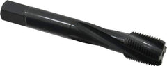 OSG - 5/8-18 UNF 4 Flute 2B Modified Bottoming Spiral Flute Tap - Powdered Metal, Oxide Finish, 3-13/16" OAL, Right Hand Flute, Right Hand Thread, H5, Series 313 - USA Tool & Supply